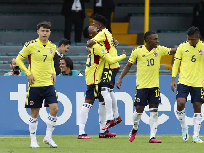 La Selección Colombia tuvo una gran presentación en el Sudamericano Sub-20. EFE/ Mauricio Dueñas Castañeda