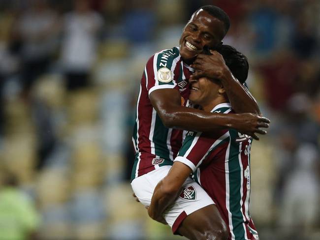 Jhon Arias y Germán Cano han construido una gran amistad en Fluminense.