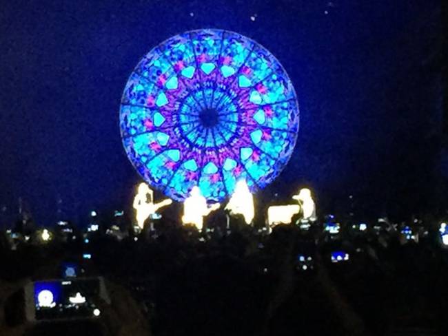 Vea en fotos el concierto de Coldplay en Bogotá