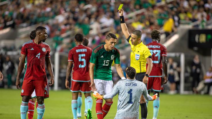 Nima Saghafi arbitro en Colombia vs Mexico amistoso