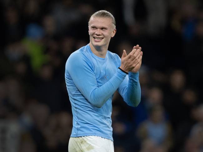Erling Haaland, delantero del Manchester City. (Photo by Visionhaus/Getty Images)