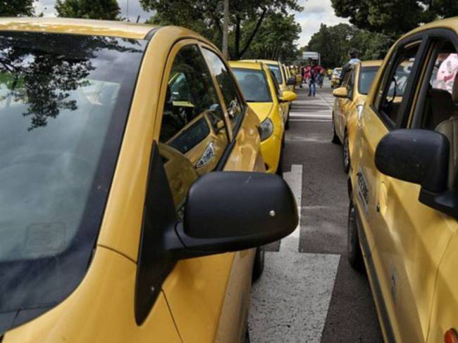 Imagen de referencia de taxis. Foto: Colprensa. / Colprensa