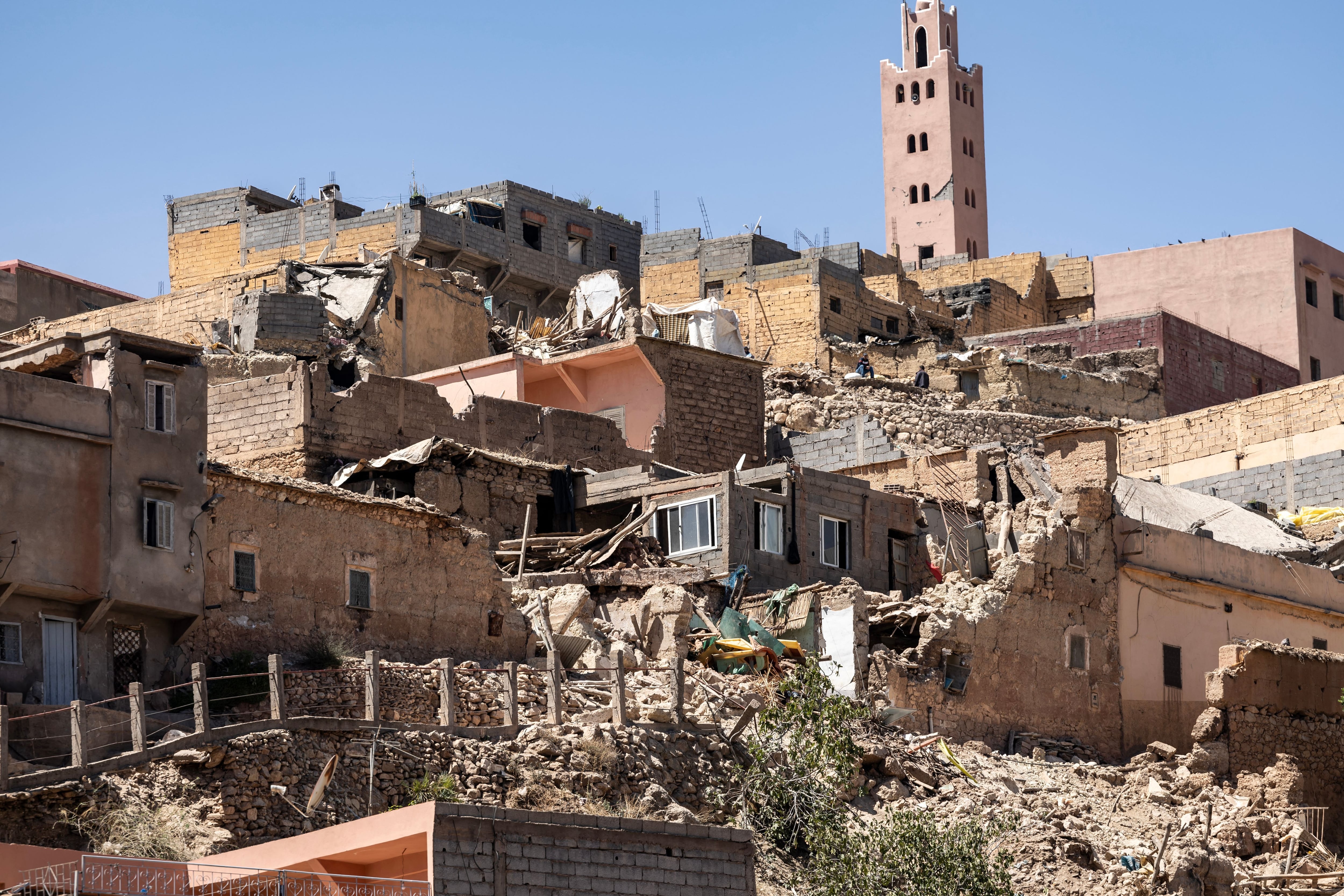 Terremoto en Marruecos. (Foto de FADEL SENNA/AFP vía Getty Images)