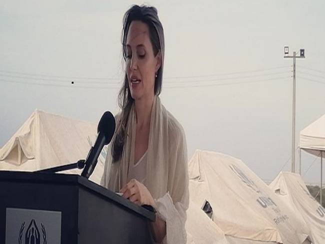 Angelina Jolie pidió más humanidad con los refugiados venezolanos
