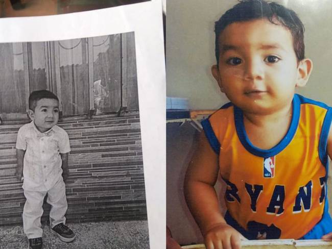 Menor desaparecido Salvador Meza, la fotografía es publicada con autorización de la madre