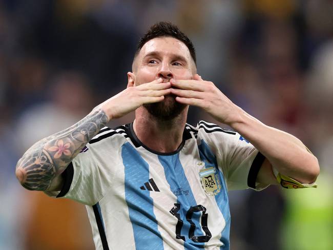 Messi se convirtió en el máximo goleador de Argentina en los Mundiales. Foto: Getty Images.