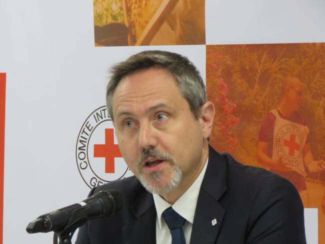 Lorenzo Caraffi, jefe de la delegación del Comité Internacional de la Cruz Roja en Colombia.