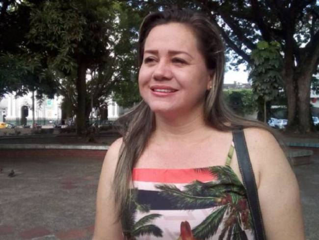 Ludirlena Pérez, líder de las víctimas de la violencia en Caldas