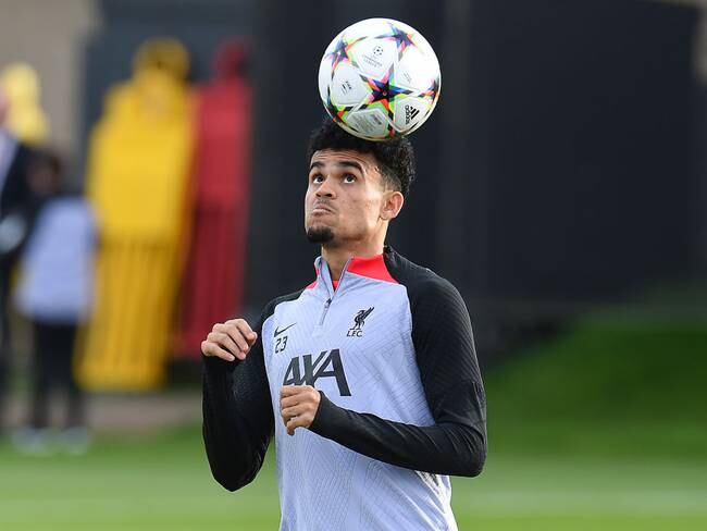 Luis Díaz de Liverpool  (Photo by John Powell/Liverpool FC via Getty Images)