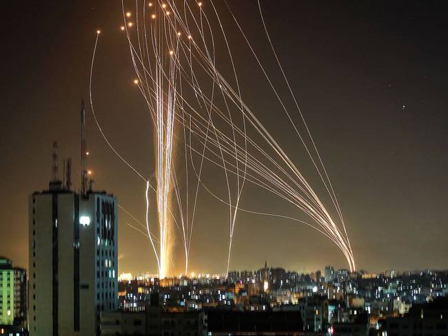 Durante los 11 días de confrontación se lanzaron cientos de cohetes entre Israel y la Franja de Gaza.