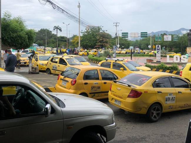 Paro de taxis en Cúcuta