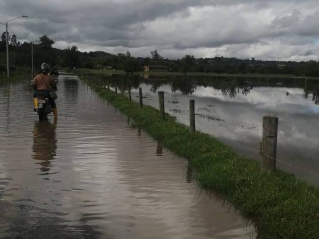 Inundación en Tuta. 