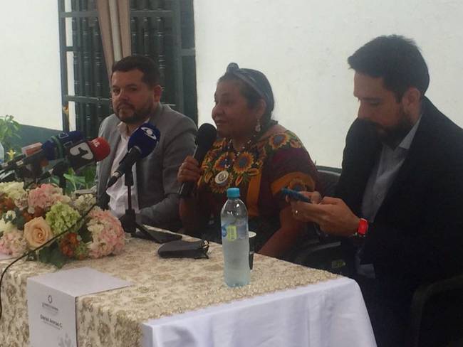 Rigoberta Machú: &quot;Hay que luchar contra la corrupción&quot;