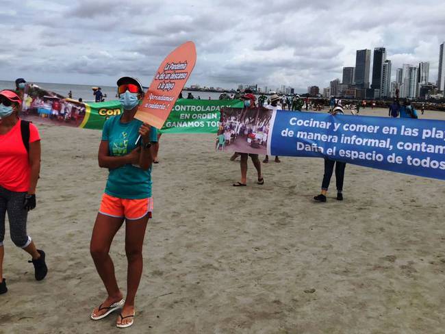 Representantes de barrios como Bocagrande, Laguito y Castillogrande denuncian la falta de autoridad en los balnearios