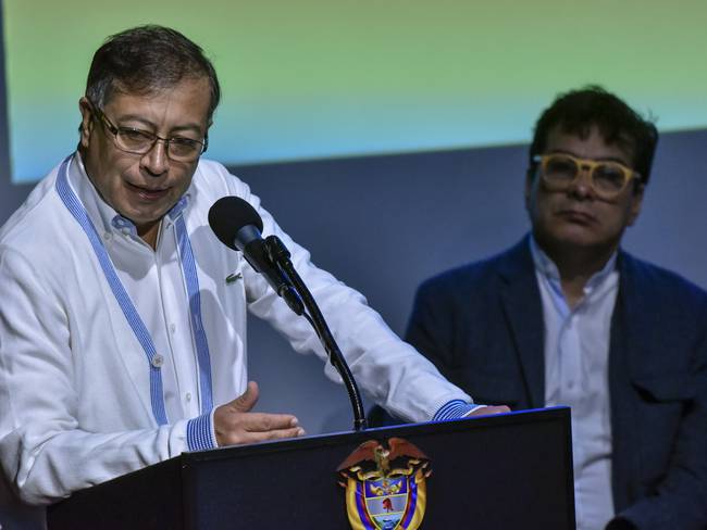 Gustavo Petro, presidente de Colombia. Vía Getty Images.