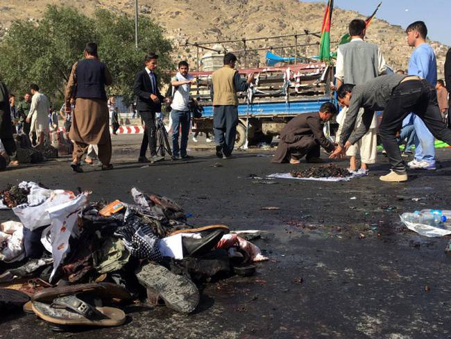 [Fotos] La crudeza del ataque perpetrado por el grupo terrorista EI en Afganistán