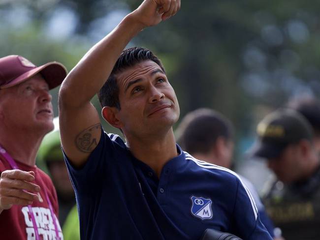 David Mackalister Silva, capitán de Millonarios / Twitter: @MillosFCoficial.