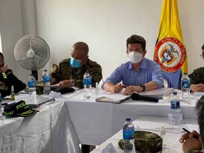 Consejo de seguridad con ministro de defensa Diego Molano
