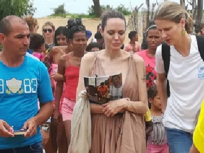 Angelina Jolie en Colombia 