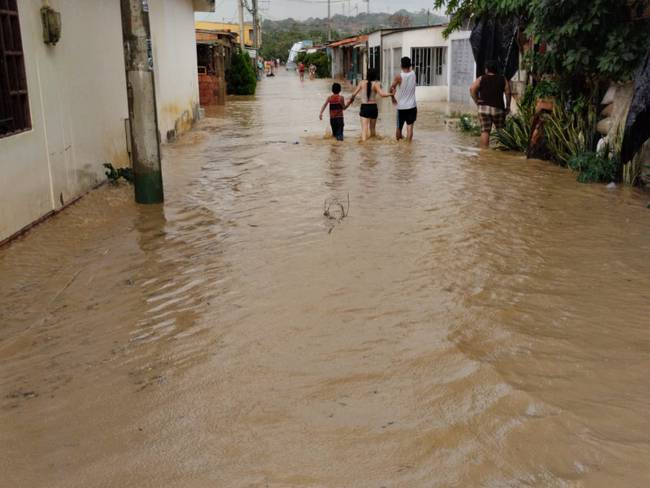 Intransitables quedan las calles en temporadas de lluvias en Valles del Girón (Foto/Cortesía)