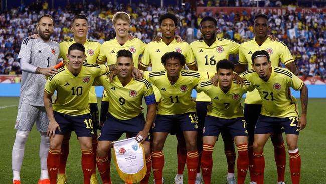 Equipo titular de Colombia para el partido ante Guatemala (Foto de Andres Kudacki / Getty Images)