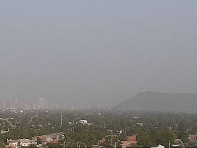 Polvo proveniente del desierto del Sahara genera ola de calor en Cartagena