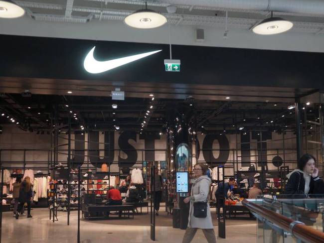 Tienda de Nike en Moscú. Foto: Getty