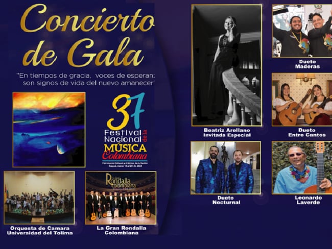 En la apertura del Concierto de lanzamiento del festival y en homenaje al compositor tolimense Fulgencio García, se estrenará la obra por encargo titulada &quot;UNAREFULGENTE GATA GOLOSA&quot;,