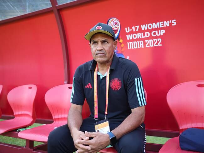 Carlos Paniagua, entrenador de la Selección Colombia femenina sub-17.