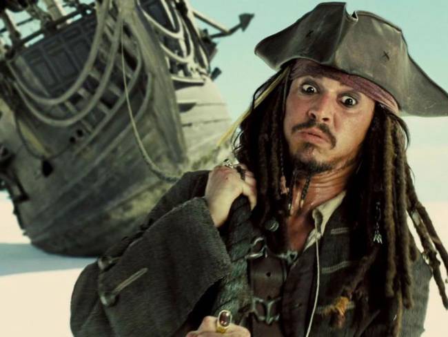 Johnny Depp: Piratas del Caribe