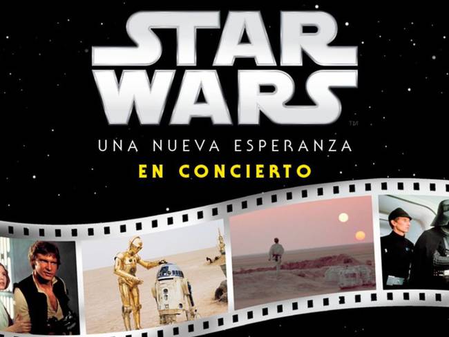Anuncio de Star Wars: una nueva esperanza en concierto