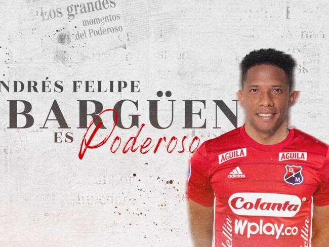 Andrés Ibargüen, nuevo jugador del Medellín / dimoficial.com