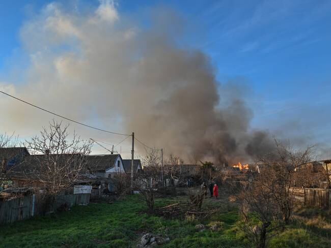 Ataques en Jerson, Ucrania. 14 de diciembre de 2022. 
(Foto: Artur Widak/Anadolu Agency via Getty Images)