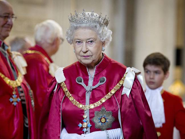 La reina Isabel II inicia los actos de su jubileo de platino.