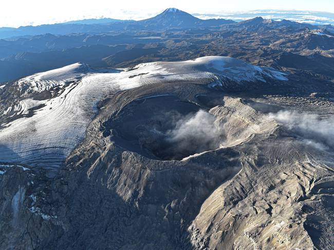 Volcán Nevado del Ruíz. Foto Cortesía SGC