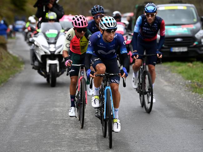 Einer Rubio ganó la etapa 13 del Giro de Italia sobrepasando a Pinot y Cepeda en el último kilómetro. Getty Images