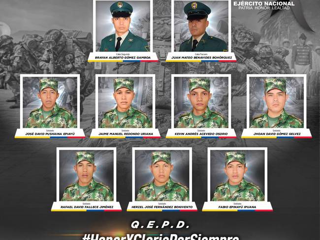 Familias de militares realizarán plantón por atentado contra el Ejército en Catatumbo