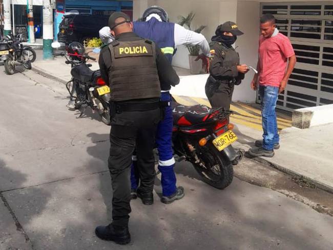 Plan de control adelantado por la Policía Metropolitana de Cartagena y el Departamento Administrativo de Tránsito y Transporte 