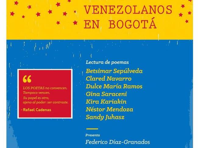 Poesía de venezolanos por los venezolanos en Colombia