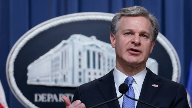 Christopher Wray, director del FBI. Cortesía: Getty Images