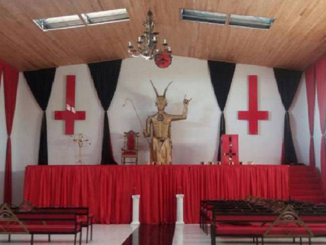 ¡Polémica! Iglesia que rinde culto al diablo en Quindío podría ser cerrada