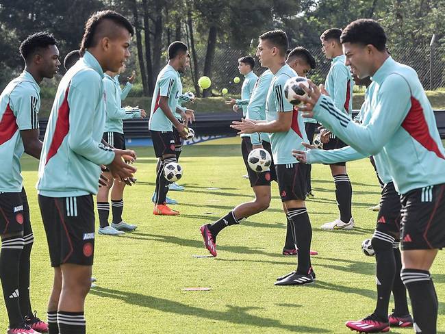 Entrenamiento de la Selección Colombia / @FCFSeleccionCol