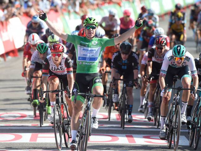 Fabio Jakobsen ganador de la etapa 16 de La Vuelta a España 2021