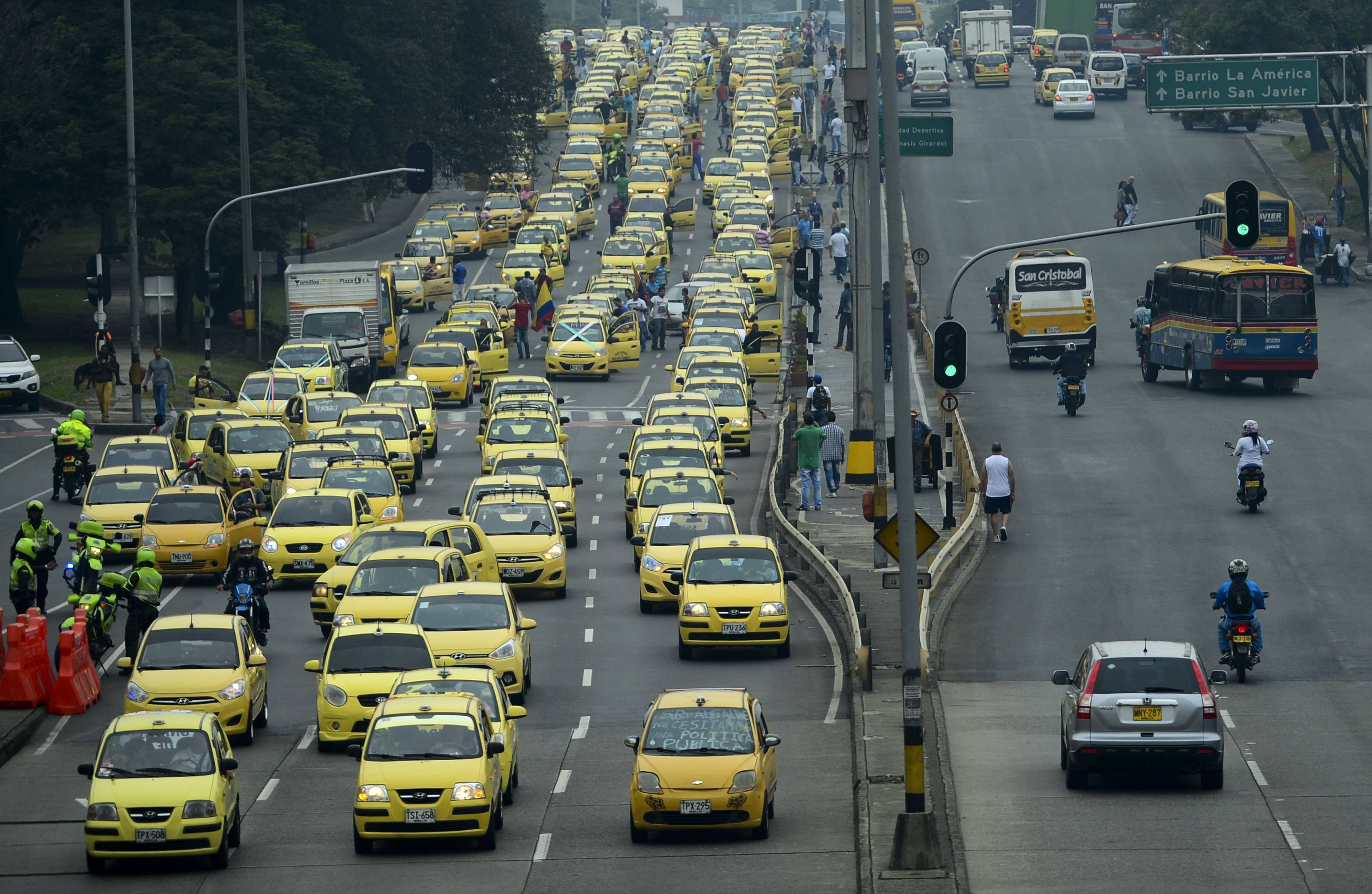 Такси в Колумбии