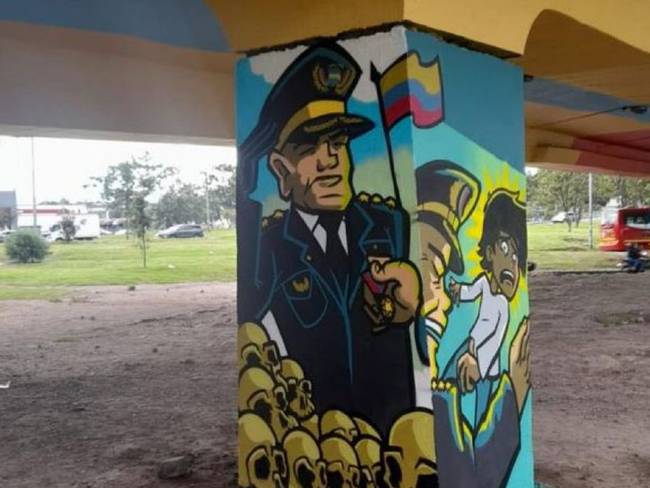 Idartes: &quot;el arte no se censura&quot;, tras polémico mural en puente en Bogotá