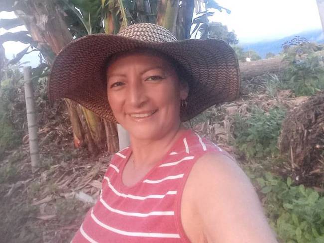 Cristina del sector rural de la ciudad exaltó el trabajo que realiza en el campo junto a su familia