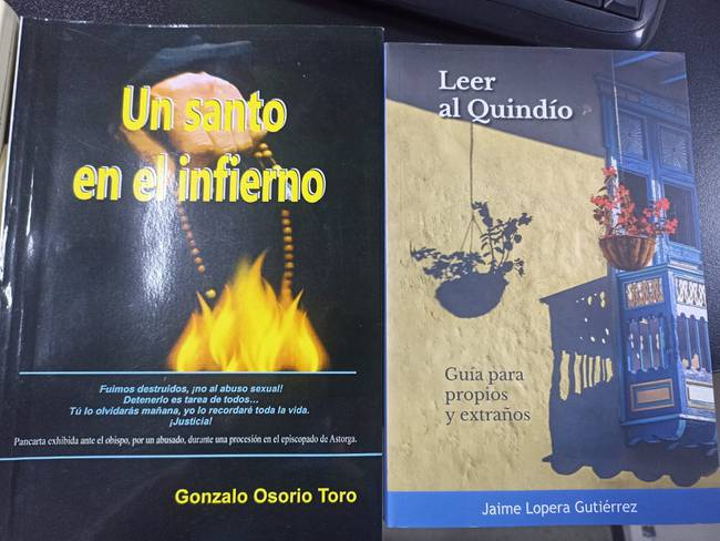 Gonzalo Osorio y Jaime Lopera, escritores quindianos