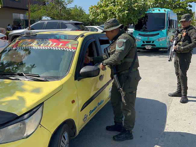 Policía de Cartagena adelanta caravana de la seguridad en Navidad