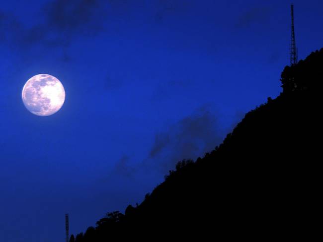 Luna llena, vista desde Bogotá // Getty Images