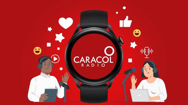 El Watch 3 de Huawei tiene disponible la app de Caracol Radio.
